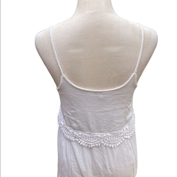 Red Camel Eggshell White Sleeveless Midi Dress, Size S - Picture 4 of 7